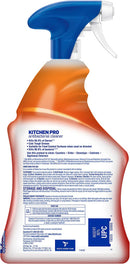 Pro Kitchen Spray Cleaner and Degreaser, Antibacterial All Purpose Cleaning Spray for Kitchens, Countertops, Ovens, and Appliances, Citrus Scent, 22Oz