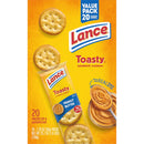 Sandwich Crackers, Toasty Peanut Butter, 20 Individually Wrapped Packs, 6 Sandwiches Each
