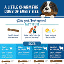 Charming Chompers - Daily Dental Chews for Dogs 5-15 Lbs. - 22 Count - Cleans Teeth, Freshens Breath, + Boosts Oral-Gut Microbiome. Easy to Digest, Supports Healthy Digestion Naturally