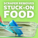 Non-Scratch Dishwand, Scrubber for Cleaning Kitchen, Bathroom, and Household, Non-Scratch Dish Scrubber Safe for Non-Stick Cookware, 1 Dishwand