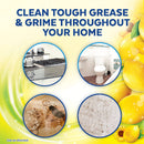 Multi-Surface Cleaner, Sanitizing and Disinfecting Pour, to Clean and Deodorize, Sparkling Lemon and Sunflower Essence, 90 Fl Oz