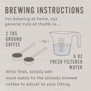 Decaf Organic French Roast Ground Coffee, 12 Oz (Pack of 1)