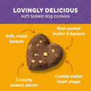 Wellness Wholesome Indulgences Peanut Butter & Banana Flavor Natural Dog Treats, 10 Ounce Bag