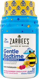 Gentle Bedtime Gummies for Kids - Melatonin-Free Blend of Natural Honey, Raspberry Lemon, and Chamomile Helps Children Unwind and Relax to Prepare for Sleep, 30Ct