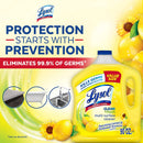 Multi-Surface Cleaner, Sanitizing and Disinfecting Pour, to Clean and Deodorize, Sparkling Lemon and Sunflower Essence, 90 Fl Oz