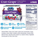Juice Drink, Cran-Grape, 10 Ounce Bottle (Pack of 6)