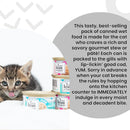 Wet Cat Food - Beef, Right Meow! Pâté Grain Free, Filler Free, 3Oz Pack of 4 Cans