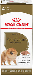 Breed Health Nutrition Pomeranian Adult Loaf in Sauce Canned Dog Food, 3 Oz Can (4-Pack)
