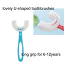 Kids Toothbrush U Shape Manual Training Small Toothbrush Upgrade Your Kids' Dental Routine Pack of 2 🔥Hot Selling🔥