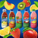 Kiwi Strawberry Juice Drink, 16 Fl Oz Recycled Plastic Bottle, Pack of 12, All Natural, No Artificial Flavors or Sweeteners, Contains 3% Real Juice