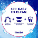Retainer & Denture Cleaner Tablets and Dental Bath, 4 Tablets