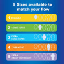 Maxi Feminine Pads for Women, Size 1 Regular Absorbency, without Wings, Unscented, 48 Count
