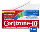 Maximum Strength Anti-Itch Cream with Soothing Aloe, 1% Hydrocortisone Creme, 2 Oz.