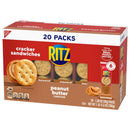 Peanut Butter Sandwich Crackers, 20 Snack Packs (6 Crackers per Pack)