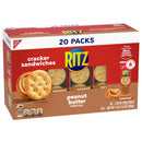 Peanut Butter Sandwich Crackers, 20 Snack Packs (6 Crackers per Pack)