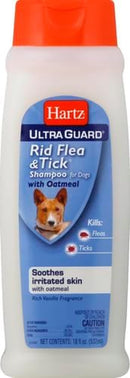 Ultraguard Rid Flea & Tick Oatmeal Dog Shampoo, Model:3270002305