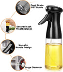 Olive Oil Sprayer for Cooking,200 Ml Food Grade Olive Oil Spray Bottle Premium Oil Mister with Brush Oil Sprayer for Air Fryer, BBQ, Salad, Baking,Grilling Kitchen Tools