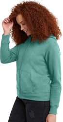 Women'S Hoodie, Ecosmart Fleece Full-Zip Hoodie, Zip-Up Hooded Sweatshirt