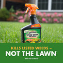 Weed Stop for Lawns plus Crabgrass Killer, Ready to Use, Kills Weeds, Not the Lawn, 32 Fl Ounce