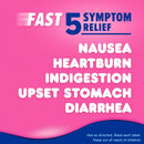 Caplets Ultra for Nausea, Heartburn, Indigestion, Upset Stomach, and Diarrhea - 5 Symptom Fast Relief, 24 Ct