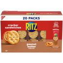 Peanut Butter Sandwich Crackers, 20 Snack Packs (6 Crackers per Pack)
