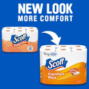 Comfortplus Toilet Paper, 12 Double Rolls, 231 Sheets per Roll, Septic-Safe, 1-Ply Toilet Tissue
