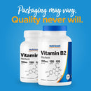 Vitamin B2 (Riboflavin) 100Mg, 120 Capsules - Gluten Free and Non-Gmo