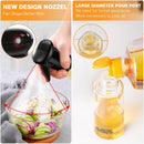 Olive Oil Sprayer for Cooking,200 Ml Food Grade Olive Oil Spray Bottle Premium Oil Mister with Brush Oil Sprayer for Air Fryer, BBQ, Salad, Baking,Grilling Kitchen Tools