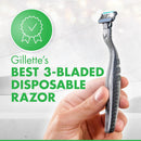 Mach3 Men'S Disposable Razor, Sensitive, 6 Razors