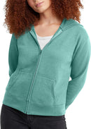 Women'S Hoodie, Ecosmart Fleece Full-Zip Hoodie, Zip-Up Hooded Sweatshirt
