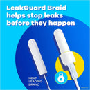 Pearl Tampons Regular Absorbency, with Leakguard Braid, Unscented, 50 Count