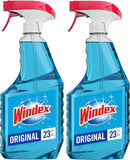 Glass and Window Cleaner Spray Bottle, Bottle Made from 100% Recovered Coastal Plastic, Original Blue, 23 Fl Oz (Pack of 2)