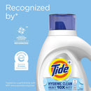 Hygienic Clean Heavy Duty 10X Free Liquid Laundry Detergent, HE Compatible, Unscented, 74 Loads, 105 Fl Oz