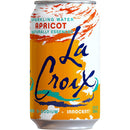Sparkling Water, Apricot, 12 Fl Oz (Pack of 12)