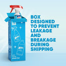 Glass and Window Cleaner Spray Bottle, New Packaging Designed to Prevent Leakage and Breaking, Original Blue, 23 Fl Oz