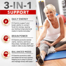 Super B Complex Vitamins - All B Vitamins Including B12, B1, B2, B3, B5, B6, B7, B9, Folic Acid - Vitamin B Supplement - Support Healthy Energy Metabolism - 90 Vegetarian Capsules