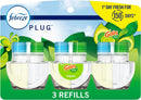 Plug in Air Fresheners, Gain Original Scent, Odor Eliminator for Strong Odors, Scented Oil Refill (3 Count)