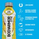 LYTE Sports Drink Low-Calorie Sports Beverage, Tropical Coconut, Coconut Water Hydration, Natural Flavors with Vitamins, Potassium-Packed Electrolytes, Perfect for Athletes, 16 Fl Oz (Pack of 12)