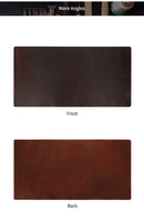 Elevate Your Workspace: Large Genuine Leather Office Desk and Gaming Mouse Pad