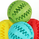 Playful Dental Care: Indestructible Rubber Toy for Dogs and Cats