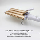 Triple Barrel Hair Curler Professional Tourmaline Ceramic Fast Heating Hair Waver