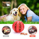 Playful Dental Care: Indestructible Rubber Toy for Dogs and Cats