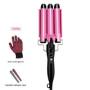 Professional Egg Roll Triple Barrel Hair Curler