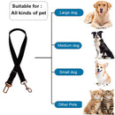 On-the-Go Comfort: Vehicle Dog Harness with Adjustable Seat Belt Clip