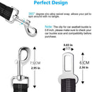 On-the-Go Comfort: Vehicle Dog Harness with Adjustable Seat Belt Clip