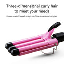 Professional Egg Roll Triple Barrel Hair Curler