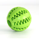 Playful Dental Care: Indestructible Rubber Toy for Dogs and Cats