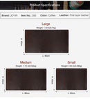 Elevate Your Workspace: Large Genuine Leather Office Desk and Gaming Mouse Pad
