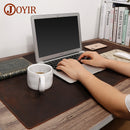 Elevate Your Workspace: Large Genuine Leather Office Desk and Gaming Mouse Pad