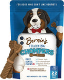 Charming Chompers - Daily Dental Chews for Dogs 5-15 Lbs. - 22 Count - Cleans Teeth, Freshens Breath, + Boosts Oral-Gut Microbiome. Easy to Digest, Supports Healthy Digestion Naturally